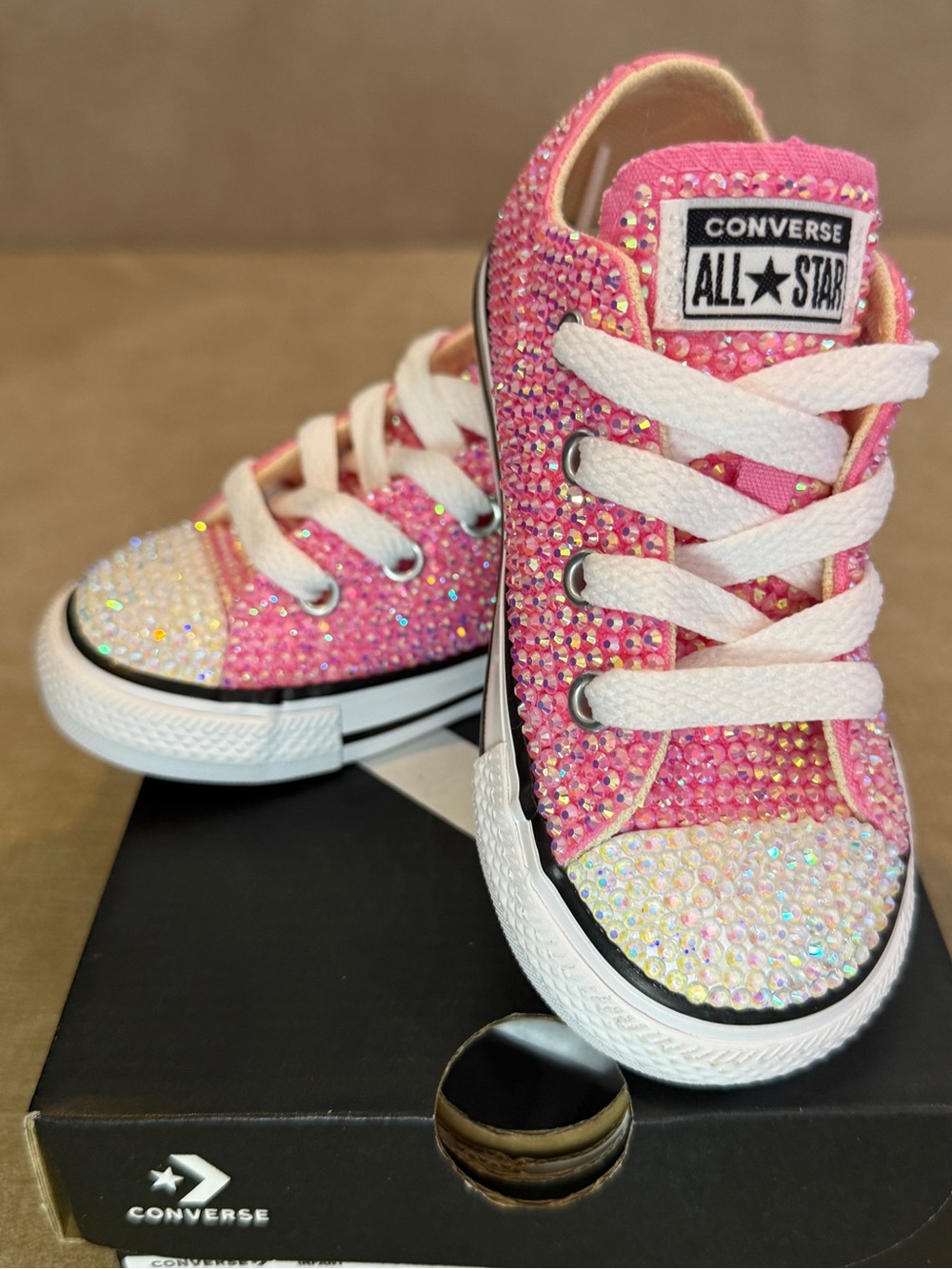 Bling Custom Converse Chuck Taylor All Star Sneaker Toddler 6C